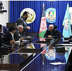 Ghani Pays Late Night Visit to District Police Headquarters